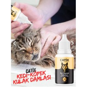 Catix 50 ml Kedi ve Köpekler İçin Kulak Temizleyici