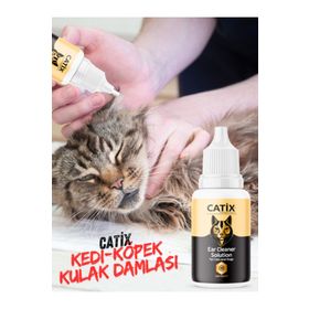 Catix 50 ml Kedi ve Köpekler İçin Kulak Temizleyici