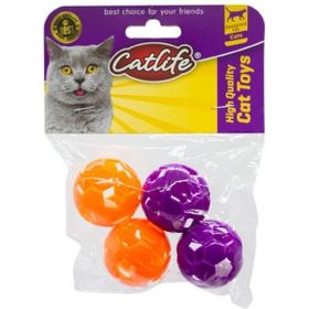 Catlife 202358 4'lü Paket Zilli Kedi Oyuncağı