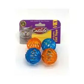 Catlife 4'lü Paket Zilli Kedi Oyuncağı