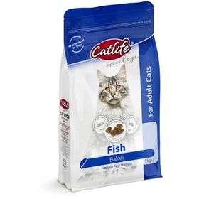 Catlife Balıklı 1 kg Yetişkin Kedi Maması