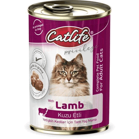 Catlife CLF13 400 gr Kuzu Etli Kedi Konserve
