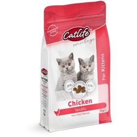 Catlife Tavuklu 1 kg Yavru Kedi Maması