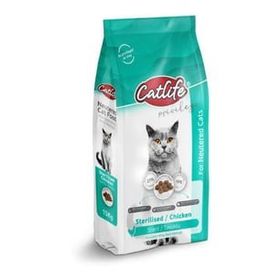 Catlife Tavuklu Sterilised Yetişkin Özel 15 kg Kedi Maması
