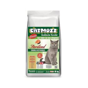CatMozz 10 kg Classic Sterilised Somonlu Kısırlaştırılmış Yetişkin Kedi Maması