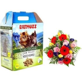 CatMozz 10 lt Spring Doğal Organik Çam Peleti Kedi Kumu