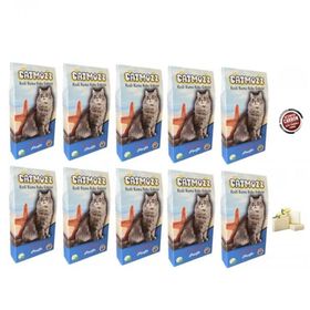 CatMozz 10x30 gr Pacific Aktif Karbonlu Sabunlu Koku Giderici Extra Koku Kontrollü Topaklanan Kedi Kumu