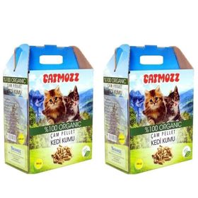 CatMozz 2x10 lt Doğal Organik Çam Peleti Kedi Kumu