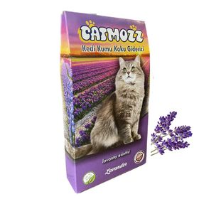 CatMozz 30 gr Lavander Aktif Karbon Lavantalı Koku Giderici Extra Koku Kontrolü Topaklanma Kedi Kumu