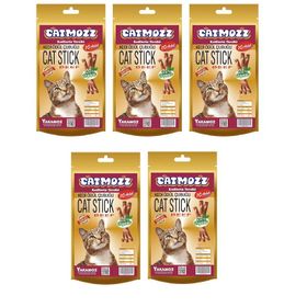 CatMozz 5x10'lu Biftekli Yetişkin Kedi Ödül Çubuğu