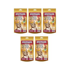 CatMozz 5x10'lu Biftekli Yetişkin Kedi Ödül Çubuğu