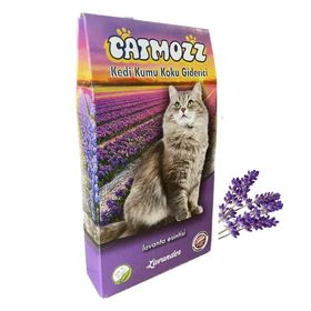 CatMozz 5x30 gr Lavander Aktif Karbon Lavantalı Koku Giderici Extra Koku Kontrolü Topaklanma Kedi Kumu