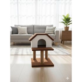 Catmozz Amsterdam Yuvalı Kedi Tırmalama Oyuncağı ve Evi