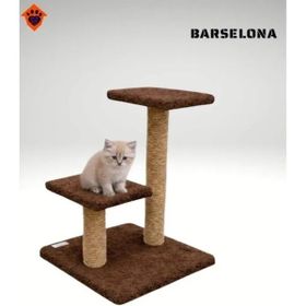 CatMozz Barselona Step Renkli Kedi Tırmalama Oyuncağı ve Evi