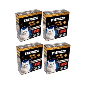 CatMozz Dust Free Süper Premium Aktif Karbon Topaklaşan Hipoalerjik İnce 4x8 lt Kedi Kumu