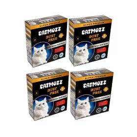 CatMozz Dust Free Süper Premium Aktif Karbon Topaklaşan Hipoalerjik İnce 4x8 lt Kedi Kumu