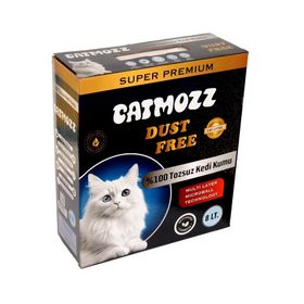 CatMozz Dust Free Süper Premium Aktif Karbon Topaklaşan Hipoalerjik İnce 8 lt Kedi Kumu