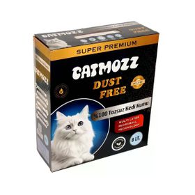 CatMozz Dust Free Süper Premium Aktif Karbon Topaklaşan Hipoalerjik İnce 8 lt Kedi Kumu