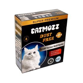 CatMozz Dust Free Süper Premium Aktif Karbon Topaklaşan Hipoalerjik İnce 8 lt Kedi Kumu