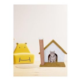 CatMozz Marsilya Yuvalı Kedi Tırmalama Oyuncağı ve Evi