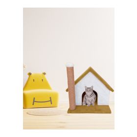 CatMozz Marsilya Yuvalı Kedi Tırmalama Oyuncağı ve Evi