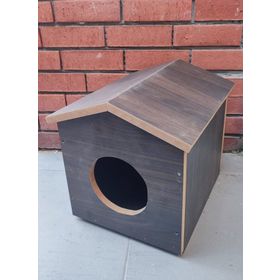 CatMozz Sokak Hayvanlarına Dış Mekan Yağmura Soğuğa Dayanıklı Çatılı Kedi Evi