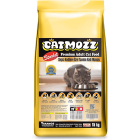 CatMozz Starlet Premium Tavuklu Seçiçi Kedilere Özel 15 kg Yetişkin Kedi Maması