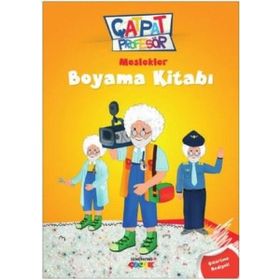 Çatpat Profesör Meslekler Boyama Kitabı - Hasan Nihat Sütçü