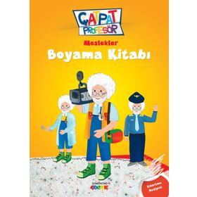 Çatpat Profesör Meslekler Boyama Kitabı - Hasan Nihat Sütçü
