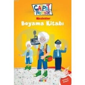 Çatpat Profesör Meslekler Boyama Kitabı - Hasan Nihat Sütçü
