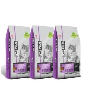 CatPlus Düşük Tahıllı Tavuklu Hamsili 3x1,5 kg Kısırlaştırılmış Kedi Maması