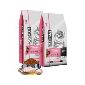 CatPlus Tavuklu ve Hamsili Yavru 2x1500 gr Kedi Maması