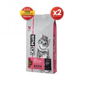 CatPlus Tavuklu ve Hamsili Yavru 2x1500 gr Kedi Maması