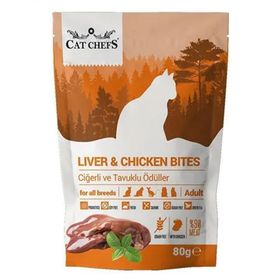 CatPower Ciğer ve Tavuklu Granül 80 gr Yetişkin Kedi Ödülü