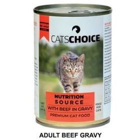 Cat's Choice 12x400 gr Biftekli Yetişkin Kedi Maması Kedi Konservesi