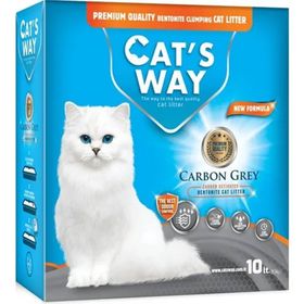 Cat's Way 2x10 lt Activated Carbon Grey Kedi Kumu