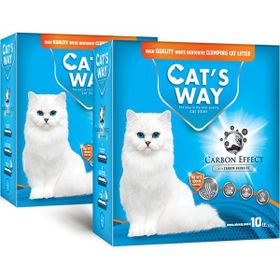 Cat's Way 2x10 lt Carbon Effect Kedi Kumu