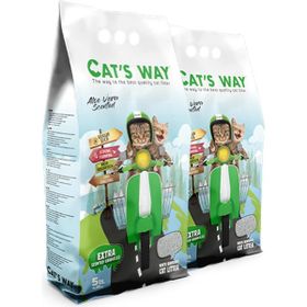 Cat's Way 2x5 lt Aloe Vera Kokulu Kedi Kumu