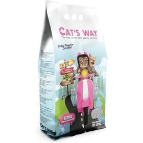 Cat's Way 2x5 lt Bebek Pudrası Kokulu Kedi Kumu