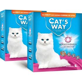 Cat's Way 2x6 lt Bebek Pudrası Kokulu Kedi Kumu