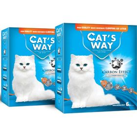 Cat's Way 2x6 lt Carbon Effect Kedi Kumu
