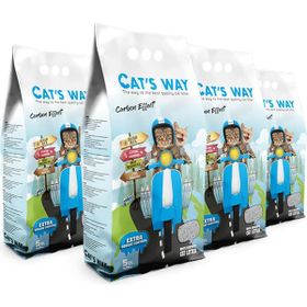 Cat's Way 4x5 lt Granüle Carbon Tanecikli Kedi Kumu