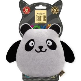 Cattie 15 cm Matatabi İçerikli Panda Peluş Kedi Oyuncağı