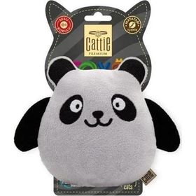 Cattie 15 cm Matatabi İçerikli Panda Peluş Kedi Oyuncağı