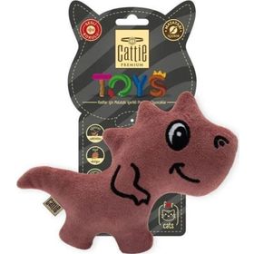 Cattie 15 cm Matatabi İçerikli Trex Peluş Kedi Oyuncağı