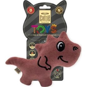Cattie 15 cm Matatabi İçerikli Trex Peluş Kedi Oyuncağı