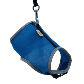 Cattie 1x25-35 cm Havalı Dokuma Kedi Göğüs ve Gezdirme Takımı