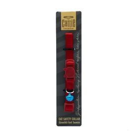 Cattie Kırmızı 1x15-25 cm Güvenlik Tokalı Kedi Boyun Tasması