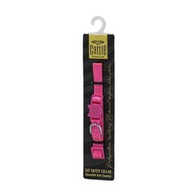 Cattie Pembe 1x15-25 cm Güvenlik Tokalı Kedi Boyun Tasması