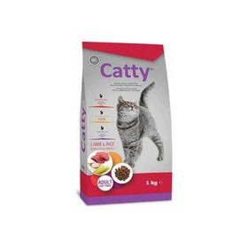 Catty 1 kg Adult Lamb&Rice Kuzu Etli Pirinçli Yetişkin Kedi Maması